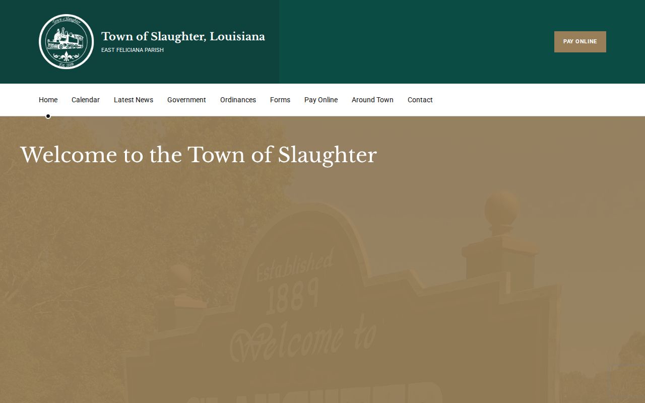 Slaughter court docket official town website and local government navigation