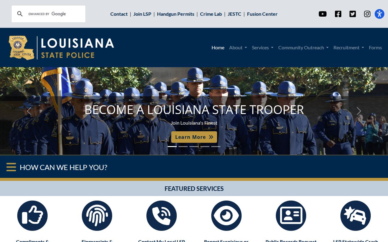 East Feliciana Parish traffic tickets Louisiana State Police citation information